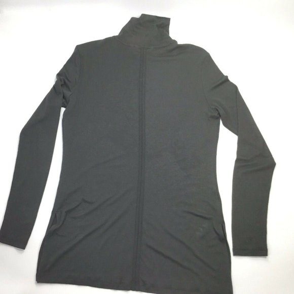 Athleta Threadlight Turtleneck Tunic Women's Size XS Lightweight Knit Olive - Picture 7 of 9